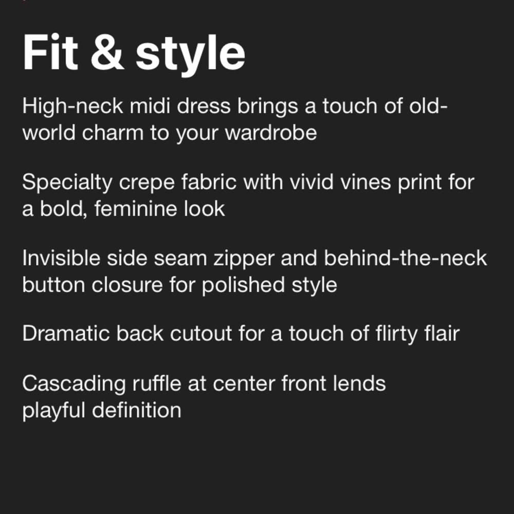 Floral Open Back Cascade Ruffle Dress - Picture 8 of 10